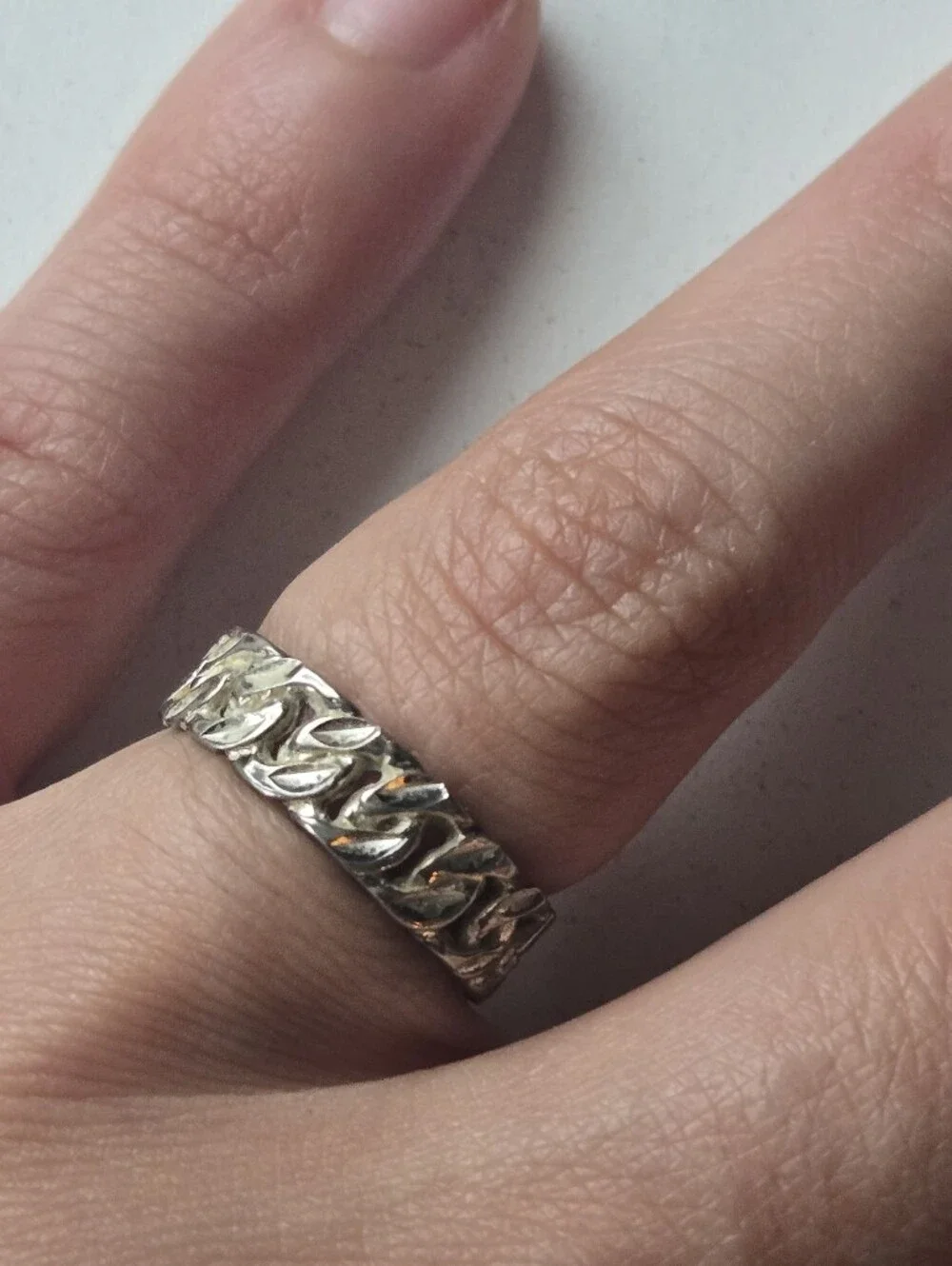 Sterling Chain Ring
